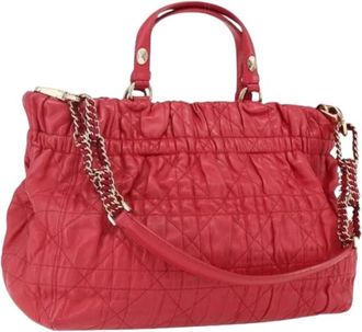 Dior Pre-owned Vintage Handtas - Dames - Vintage Handtas - Rood - ONE Size - Leer - Vintage