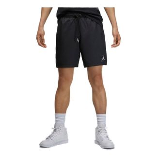 Nike Jordan Mens Air Jordan Logo Printing Lacing Black Straight Shorts DM1373-010