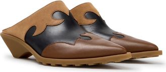Camper Anita Leather Mule in Medium Brown at Nordstrom, Size 36