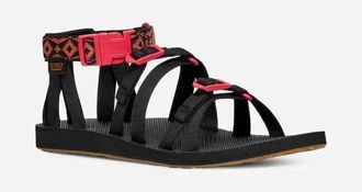 Teva 90S Original Alp Revive 1153652-SVL Sandal Men Black Ankle Strap RHS9454