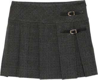 Sandro Gonna plissettata con fibbia - Grigio