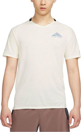 Nike Dri-FIT Trail Solar Chase Short Sleeve Trail Running T-Shirt Coconut Milk DV9306-113