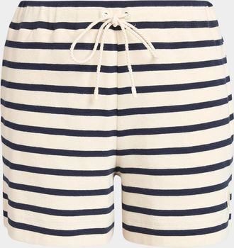 Moncler Stripe Drawstring Shorts