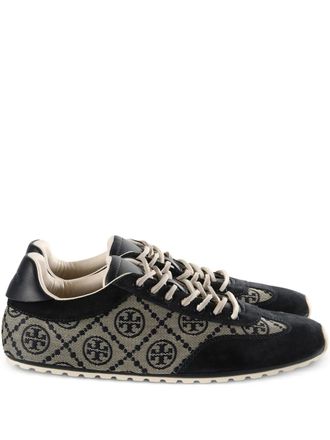 Tory Burch T Monogram FIield jacquard sneakers - Blue