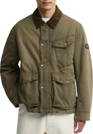 Barbour Giacca Invernale Drifter Waxata Lavata - - Jackets - Uomo - Verde - S