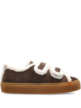 INUIKII Sneakers con bordo shearling - Marrone