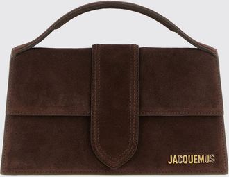 Jacquemus Borsa a mano Le Grand Bambino in pelle scamosciata con logo