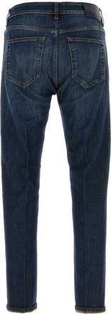 Pantaloni Torino Mens Stretch Denim Jeans Lightblue Exterior: Cotton Elastane