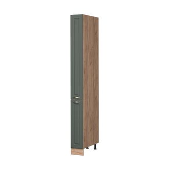 Vicco Mueble De Botica Fame-line, Verde Dorado Casa De Campo/roble Dorado, 20 Cm, Vicco