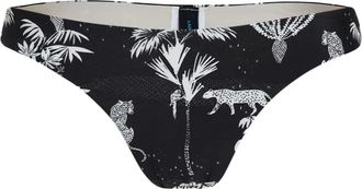 Lygia & Nanny nature-print bikini bottom - women - Spandex/Elastane/Polyamide - 42 - Black