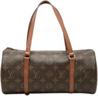 Louis Vuitton Pre-owned Papillon 30 - Dames - Vintage Handtas - Bruin - ONE Size - Leer - Vintage
