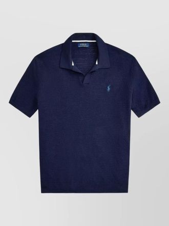 Polo Ralph Lauren signature logo shirt rib collar hem
