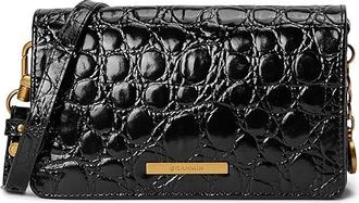 Brahmin Minuette Womens Handbags Black, Leather