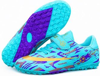 Generic Mens Indoor Athletic Training Football Shoes - Women Stylish Breathable Soccer Shoes - Professional Training Sneakers (Moonlight-Short Cleats,3.5)