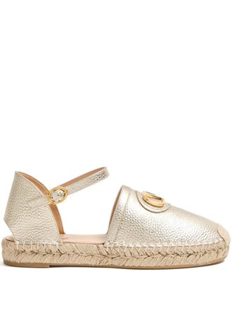 Valentino Garavani 25mm VLogo Signature ballet flats - Gold