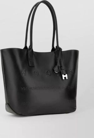 Hogan medium leather tote bag