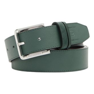 Piquadro Accessoires, Heren, Groen, ONE Size, Leer, Leren Riem met Doornsluiting - Tebe