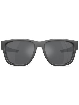 Prada square-frame sunglasses - men - Nylon - 59 - Grey