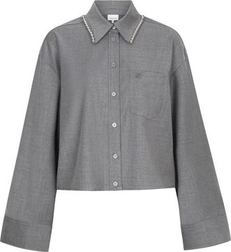 Dante6 Courtney Shirt - Dames - Blouses & Shirts - Grijs - Maat: XL Leer