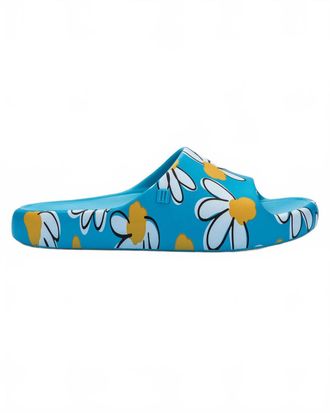 Melissa Womens Free Print Slide Sandals In Blue
