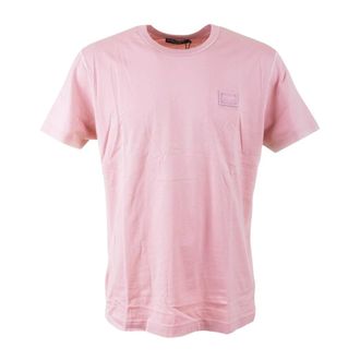 Dolce & Gabbana T-Shirts, male, Pink, Size: 4XL Short Sleeve T-shirt