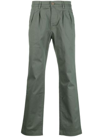 Rossignol organic-cotton chino trousers - men - Elastane/Cotton - S - Green