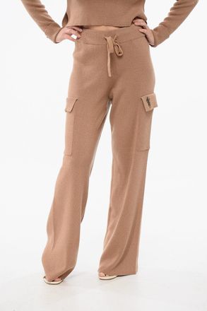Amiri Pantaloni Cargo in Misto Cashmere con Elastico in Vita Amiri
