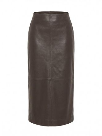 Alberta Ferretti Leather Skirt