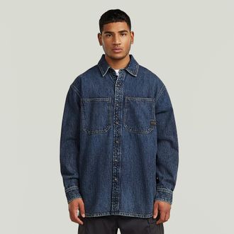 G-Star Relaxed 2-Pocket Overhemd - Midden blauw - Heren