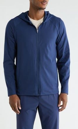 90 Degree by Reflex Lux Kinetic Hoodie in Naval Blue at Nordstrom Rack, Size Xx-Large