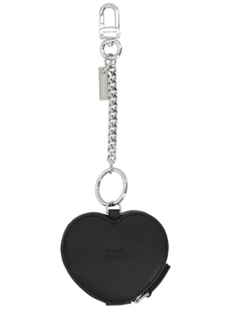 Marc Jacobs Womens Bag Charm The Cookie Pouch Black Leather Split Cow Accessories