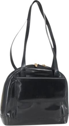 Gucci Pre-owned Shoulder Bags, female, Black, Size: ONE SIZE Pre-owned Vintage Shoulder Bag