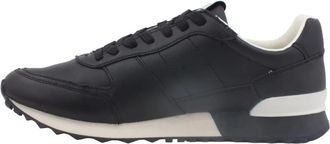 Guess Padova Sneaker - Heren - Sneakers - Zwart - 41 EU - Leer - Schoenen
