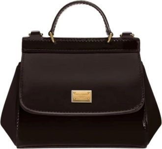 Dolce & Gabbana Sicily Crossbody Tas - Heren - Handtassen - Bruin - ONE Size - Leer - Tassen