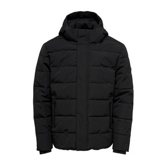 Only & Sons Only & Sons, Jassen, Heren, Zwart, M, Polyester, Puffa OTW