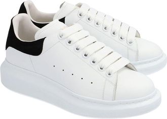 Alexander McQueen Alexander Mcqueen Womens Calfskin Leather Larry Sneaker (Authentic Pre-Loved)
