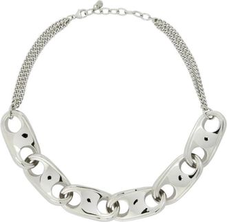Paco Rabanne Stevige Golf Ketting Zilver Metaal - Dames - Kettingen - Grijs - ONE Size - Accessoires