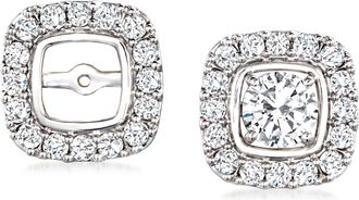 Ross-Simons Diamond Earring Jackets in 14kt White Gold