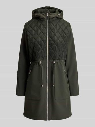 Lauren Ralph Lauren Regular Fit Steppmantel mit Tunnelzug in Dunkelgruen, Gr&ouml;&szlig;e XL