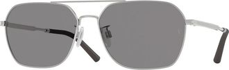 Oliver Peoples R-17 Zonnebril - Heren - Zonnebrillen - Grijs - 58 MM - Accessoires