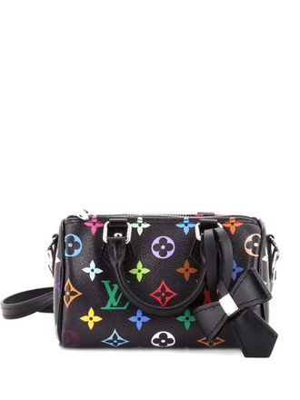 Louis Vuitton x Takashi Murakami Speedy Bandouliere NM tas met monogram - Zwart