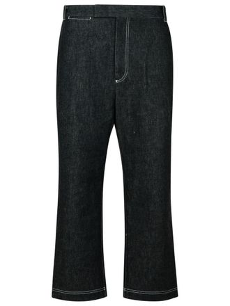 Thom Browne Black Cotton Trousers