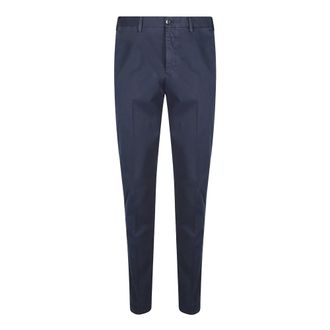 Pantaloni Torino Broeken, Heren, Blauw, M, Katoen, Slim Pant