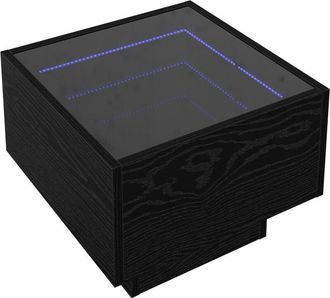 vidaXL Vidaxl - Coffee Table Black oak 40 x 40 x 30 cm Engineered wood