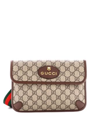 Gucci Neo Vintage Flap GG Coated Canvas belt bag - women - Fabric - One Size - Brown
