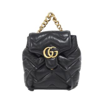 Gucci Black Quilting Leather Backpack (Pre-Owned)