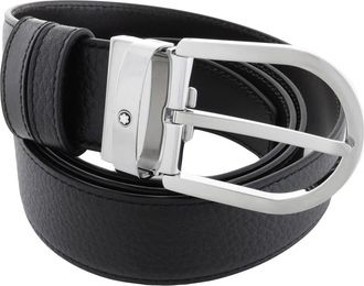 Montblanc Horseshoe 35mm Reversible Leather Belt