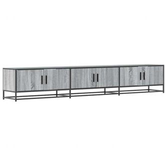 vidaXL Vidaxl - Mueble Para Tv Madera De Ingenier&iacute;a Gris Sonoma 240x35x41 Cm