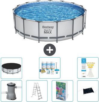 Bestway Piscina Bestway Steel Pro Max Redonda - 488x122 Cm - 8-piezas S632