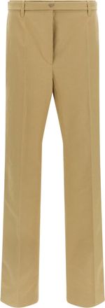 Prada Beige Cotton Casual Womens Pants